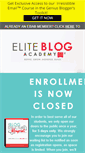 Mobile Screenshot of eliteblogacademy.com